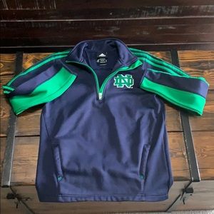 Adidas Qtr Zip Notre Dame Kids pullover